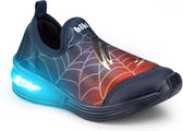 Bibi - Unisex Sneakers -  Space Wave Spider Navy/Red  - maat 28 -  met lichtjes