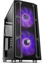 Micro ATX/ Mini ITX / ATX Midtower Behuizing NOX NX Hummer Nova RGB Ø 20 cm Zwart