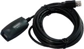 Verlengbare Kabel Ewent EW1014 USB 2.0 5 m Zwart