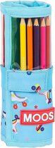 Doosje Moos Rollers Multicolour Licht Blauw (27 Onderdelen)
