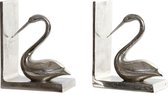 Bokstöd DKD Home Decor Aluminium (2 pcs) (13 x 7,5 x 17 cm) (13 x 7.5 x 17 cm)