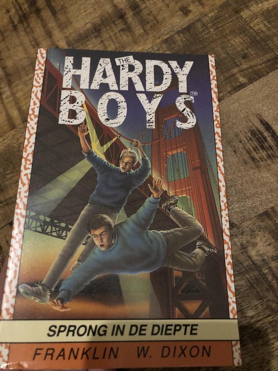 Omslag van The Hardy Boys - Sprong in de diepte door Franklin W. Dixon