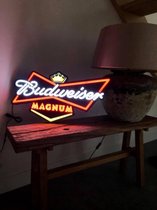 Neon verlichting Budweiser 60x 32cm Lichtbak