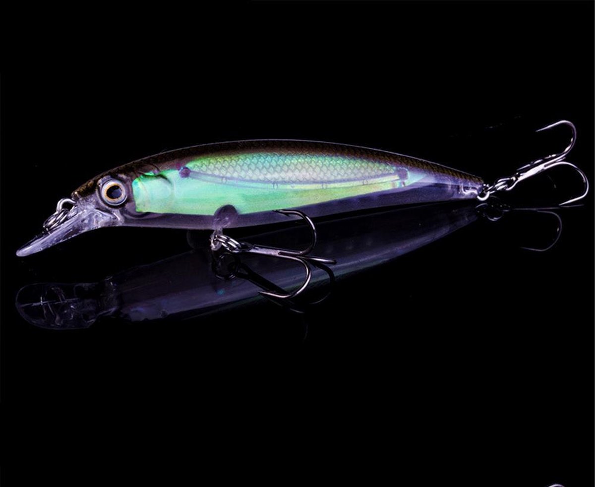 Kunstaas Roofvis - Gray - 11cm - Snoek - Baars - Snoekbaars - Hengelsport