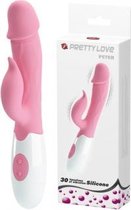 PRETTY LOVE - PETER, 30 Function Vibrator Pink