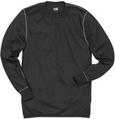 Fristads Kansas 2-642 Ondershirt – 1e –Laags  Lange Mouw - Zwart maat S
