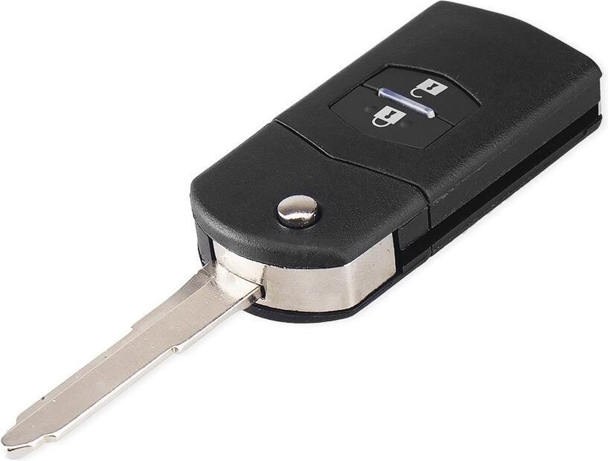 Autosleutelbehuizing - sleutelbehuizing auto - sleutel - Autosleutel / Mazda  2 knops | bol.com