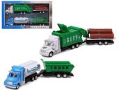 Set auto's Vuilniswagen Groen 119275 (3 Uds)
