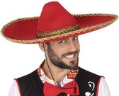 Hoed Mexicaan Rood 110194