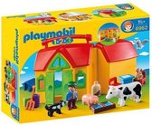 Playset Playmobil 1.2.3 Farm Playmobil (17 pcs)