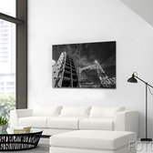 Serie Rotterdam - Foto  4 | "De Hef vanaf de Koningenbrug" | Rene Schuite | 150 x 100cm | Foto op geborsteld aluminium | Blind ophangsysteem