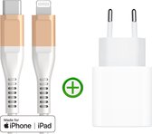 Snellader 20W met Home Sweet Home edition USB-C naar Lightning Kabel 1m - Geschikt voor Apple iPhone - iPad