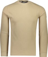 Calvin Klein T-shirt Bruin Bruin Getailleerd - Maat XL - Heren - Herfst/Winter Collectie - Katoen