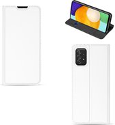 Samsung Galaxy A03s Stand Cover Hoesje Wit met Pashouder