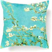 Vincent Van Gogh - kussenhoes - amandelbloesem - blauw - 45*45CM