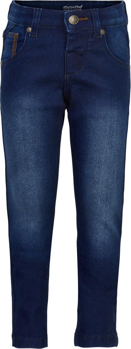 Minymo Jeans Power Slim Fit Jongens Katoen Jeansblauw Maat 92