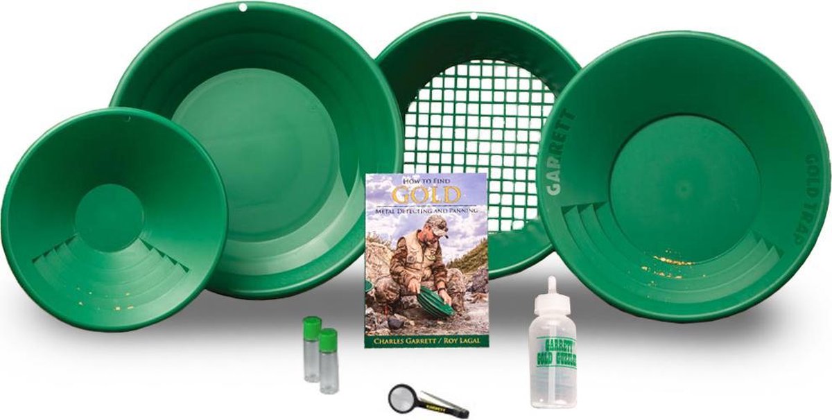 Garrett Deluxe goudpannen set