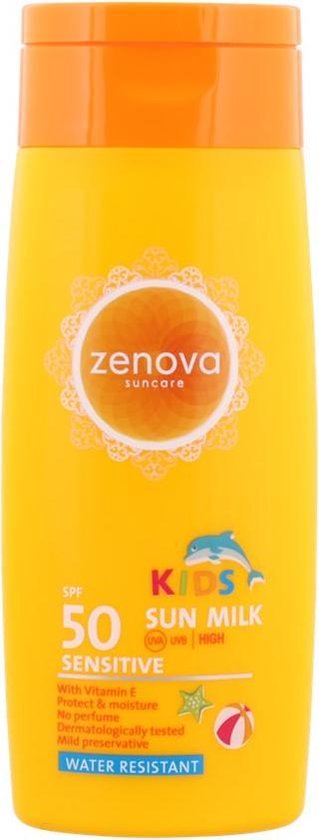 Zonnemelk voor kinderen 200ml, met vitamine E, bescherm je kleintjes tegen de zon, SPF 50.