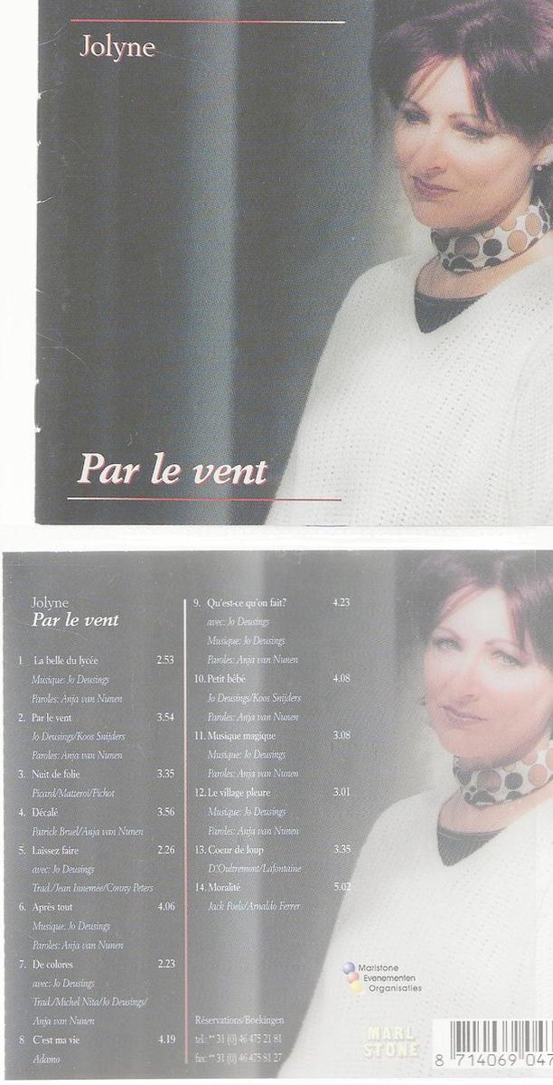 JOLYNE - par Le Vent - CD