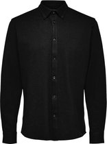Selected Slim-Fit Button Down blouse hey noir