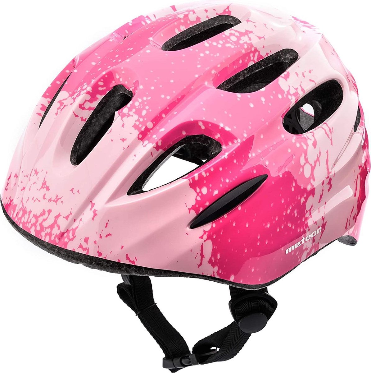 Casque de vélo enfant skateboard - VTC Helmet - Réglable - Rouge