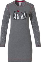 Rebelle Pinguin Vrouwen Nachthemd - Dark Grey - Maat 44