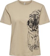 ONLY ONLCATS LIFE REG S/S TOP BOX CS JRS Dames T-shirt - Maat S