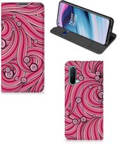GSM Hoesje OnePlus Nord CE 5G Foto Hoesje ontwerpen Swirl Pink