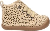 Baby | Veterschoenen | Meisjes | Beige Black Dots | Leer | Shoesme | Maat 19