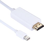 By Qubix Mini DisplayPort Male naar HDMI kabel - 1.8 meter - Thunderbolt naar HDMI - Wit