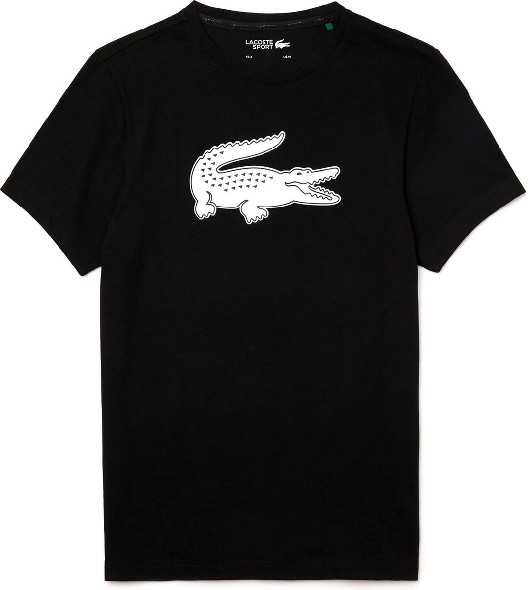 Lacoste Sport 3D Print T-shirt Mannen Zwart