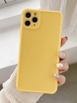 Geel Siliconen iPhone X / XS Hoesje - Shock Proof Geel hoesje iPhone X / XS