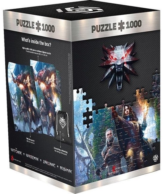 The Witcher Puzzle - Yennefer (1000 pieces) - incl. draagtas en poster!