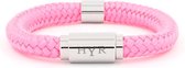 HYR Bracelets - Pink Special Silver - Armband - Touw - 17cm