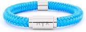 HYR Bracelets - Jumbo Jet Silver - Armband - Touw - 18cm