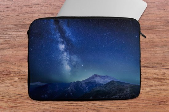 Pochette ordinateur 13 pouces 34x24 cm - Oregon - Pochette Macbook & Laptop Montagnes of Oregon at night - Pochette ordinateur portable avec photo