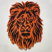 Animal Art Oranje Leeuw Standaard