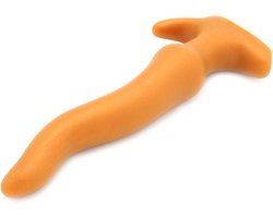 Gold Play - Soft Liquid Siliconen Anaal Dildo - Wave - Goud L