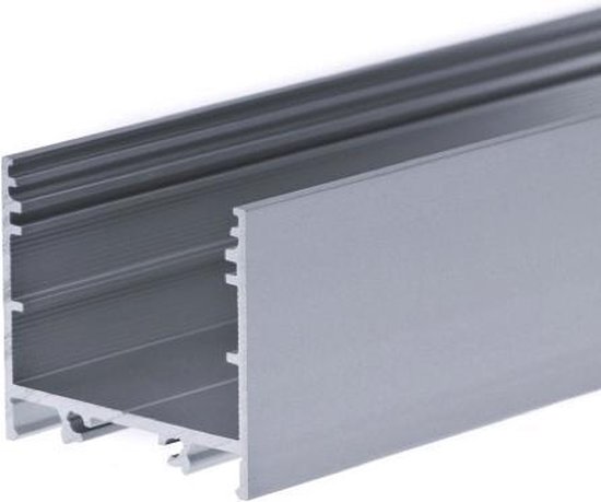 Extra groot LED profiel 1 meter met lage opaal afdekking 31mm – XL11ALU - 33,4mm x 29,6mm