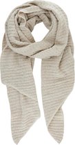 Sjaal (fashion) Pcpyron Structured Long Scarf Noos 17105988 Whitecap GrayMaat -