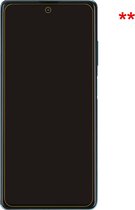 dipos I 2x Pantserfolie helder compatibel met Blackview A100 Beschermfolie 9H screen-protector (expres kleiner dan het glas omdat het gebogen is)