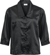 VILA VISIGNE 3/4 TOP Black Dames Blouse - Maat 36