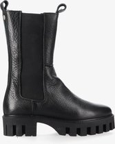 Tango | Bee cartel 20-a black leather high chelsea boot - black sole | Maat: 37