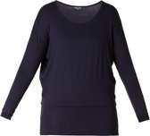 BASE LEVEL Yolanda Top - Dark Blue - maat 44