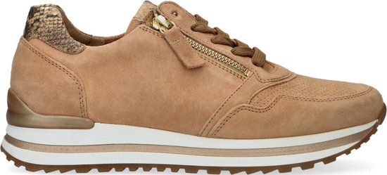 Gabor 528 Lage sneakers - Dames - Camel - Maat 43 | bol.com