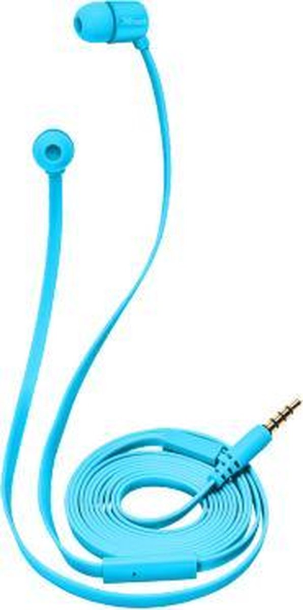 Trust Duga In-ear Stereofonisch Bedraad Blauw mobiele hoofdtelefoon