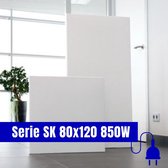 Ecosun Serie SK infrarood paneel - verwarming - systeemplafond - 850W - 80x120