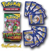 Pokémon Evolving Skies Boosterpack incl 35x Common Kaarten  - Ruil Kaarten x35 stuks - Speel Kaarten - Trading Cards - TCG