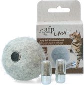 AFP Catnip Bal - Speelbal voor katten - Te vullen met bijgeleverde catnip - Urenlang Speelplezier