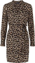 Pieces PCNULLA SHIRT DRESS Black Dames Jurk - Maat XS